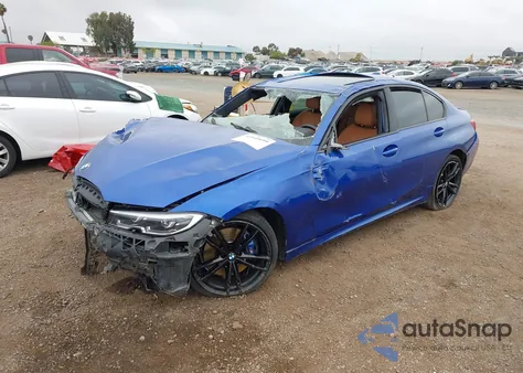 2021 BMW 3 Series M340I из США, поврежденный, VIN 3MW5U7J05M8B55489